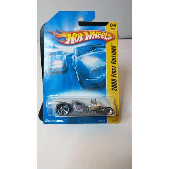2008 Hot Wheels #4 New Models 4/40 RATBOMB Zamac Variant w/Unpainted Base wOH5Sp - Picture 1 of 6